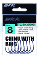 MIKADO HACZYK BKK - CHINU WITH RING Nr.1/0 BN - torebka 8szt.