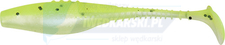 DRAGON Belly Fish PRO 3"/7,5cm 4szt. PEARL/CHARTREUSE black glitter