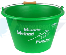 MIKADO WIADRO  METHOD FEEDER 17L (ZIELONE)