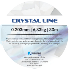 PFG żyłka CRYSTAL LINE 0.221mm 7,94kg 30m