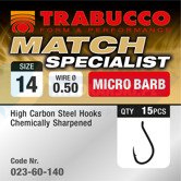 TRABUCCO haczyki Match Specialist Micro Barb No 12 15 szt.