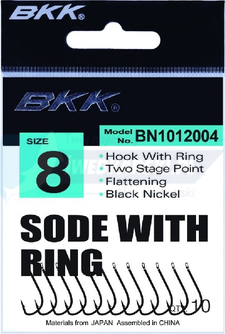 MIKADO HACZYK BKK - SODE WITH RING Nr.8 BN - torebka 10szt.