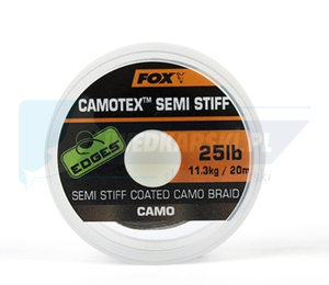 FOX plecionka przyponowa Camotex Semi Stiff - 25lb