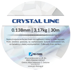 PFG żyłka CRYSTAL LINE 0.138mm 3,17kg 30m