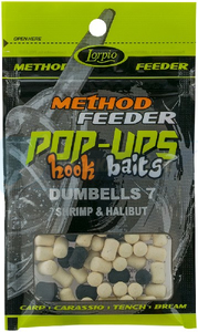 LORPIO DUMBELLS SHRIMP & HALIBUT 10 mm 15g - Przyneta Method Feeder POP-UPS Hook Baits