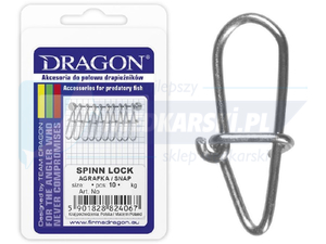 DRAGON Agrafki wędkarskie Spinn Lock 12mm nr12