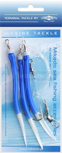 MIKADO ZESTAW MORSKI - GUMMI MAKK RIG - hak 3x4/0 (BLUE)
