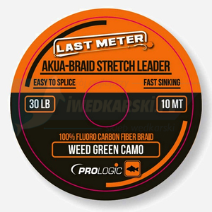 PROLOGIC Akua-Braid Leader 10m 30lbs camo green