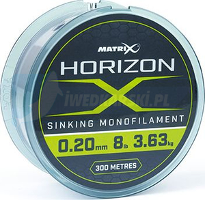 Żyłka Matrix Horizon X Sinking Monofilament - 4lb 0.16mm 300M