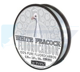 BALSAX fluorocarbon WHITE PEACOCK 012 1,52kg 50m