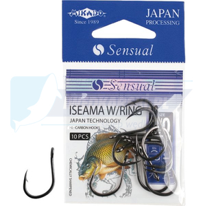 MIKADO HACZYK SENSUAL - ISEAMA W/RING Nr 1/0 BN - torebka 10szt.