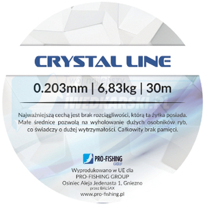 PFG żyłka CRYSTAL LINE 0.203mm 6,83kg 30m