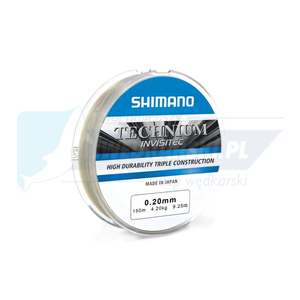SHIMANO żyłka TECHNIUM INVISITEC 150m 0.205mm