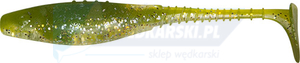 DRAGON Belly Fish PRO 2"/5cm 5szt. CLEAR/OLIVE gold/silver glitter